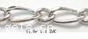 Iron Twist Oval Chain, plated lead & cadmium free  